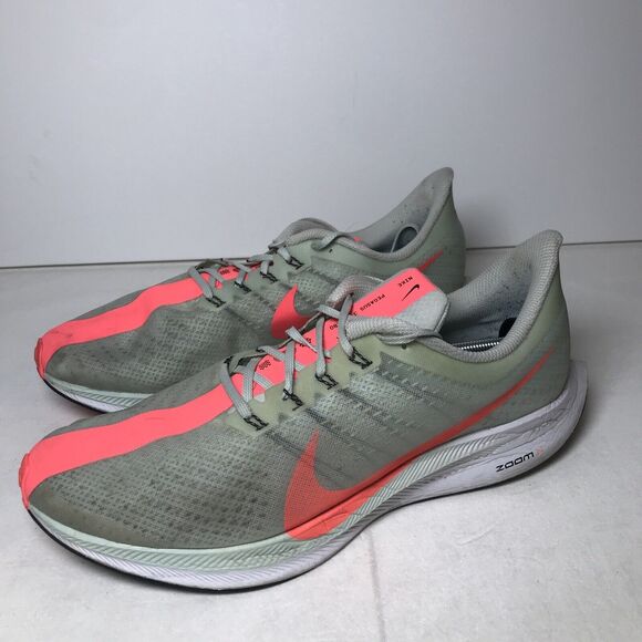 Nike Other - NIKE Zoom Pegasus 35 Turbo AJ4114-060 Grey/Hot Punch Mens Size 15 Shoe Sneaker